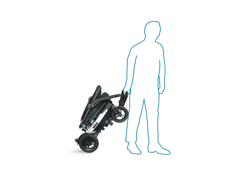 Zeer compacte power rolstoel